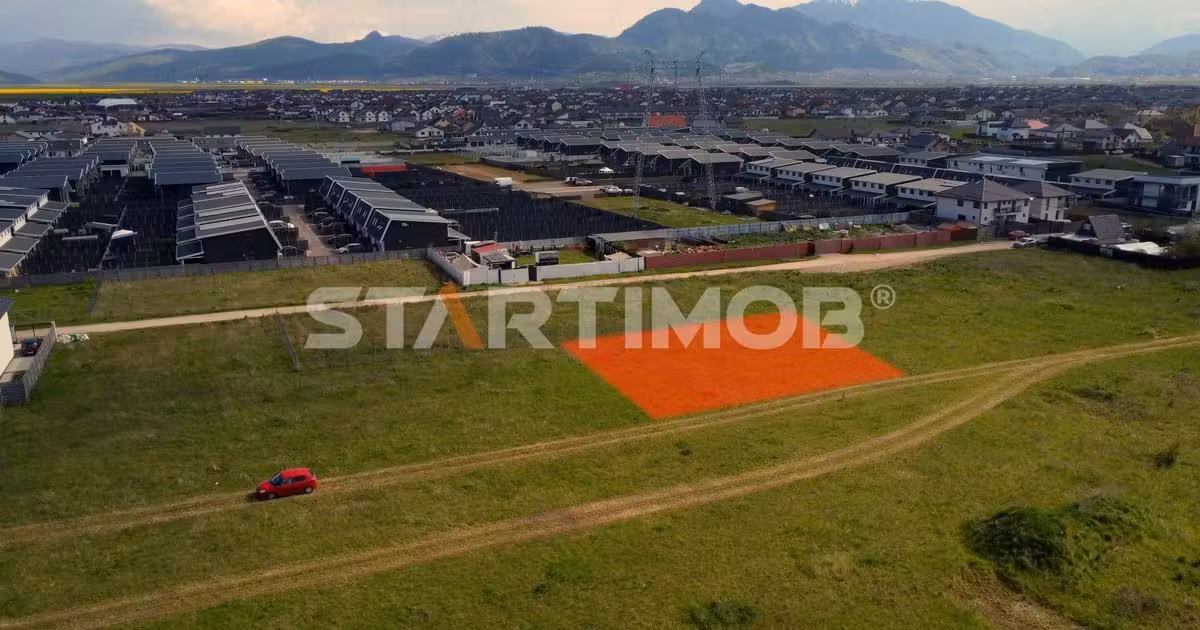 Teren Construcții intravilan de vânzare de 600 mp, în Tărlungeni