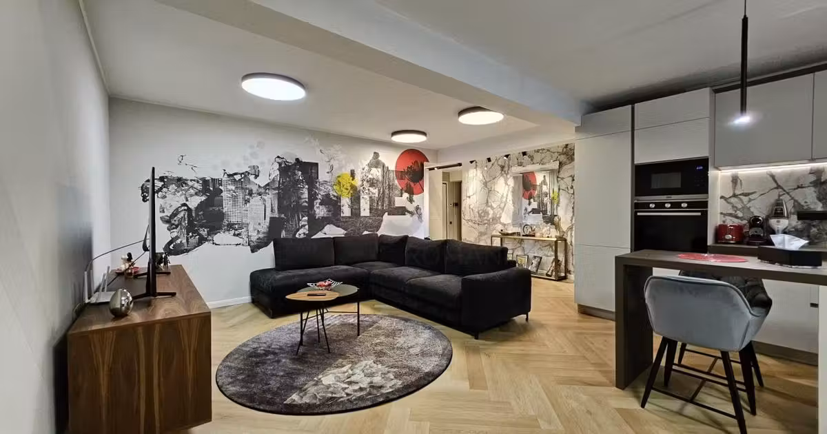 Apartament de vânzare cu 4 camere, mobilat în Voluntari