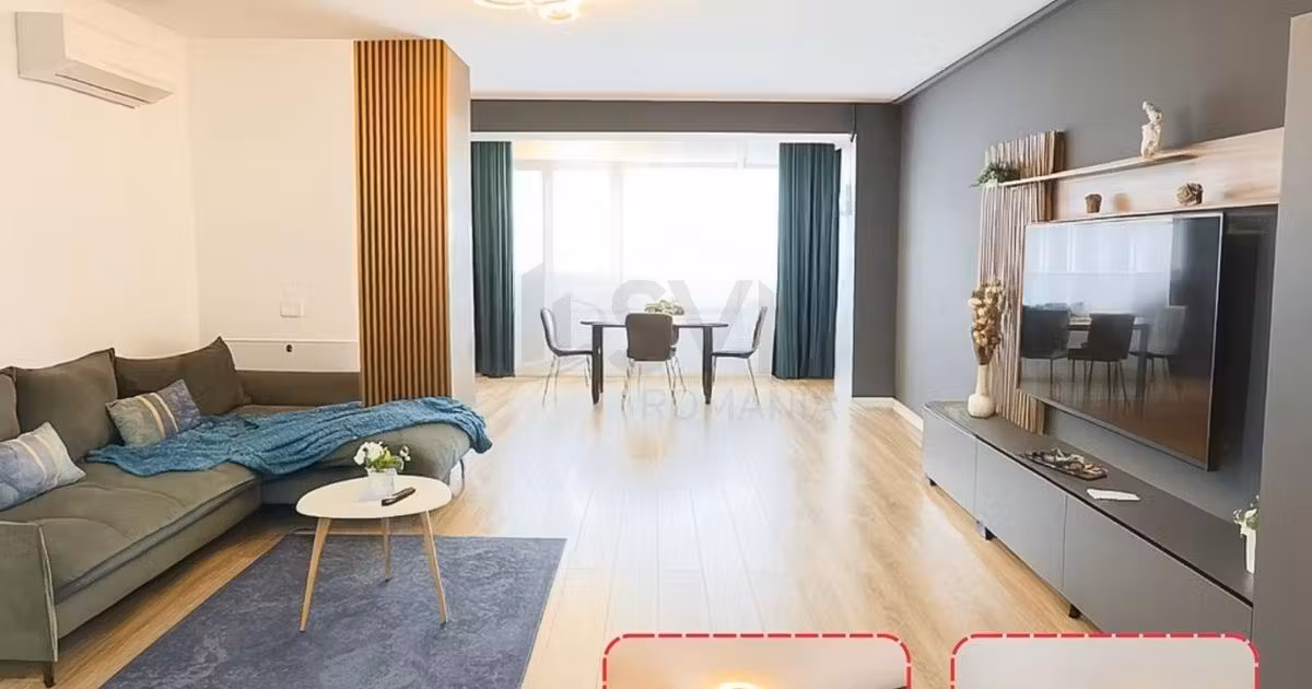 Apartament de vânzare cu 2 camere, mobilat în Voluntari