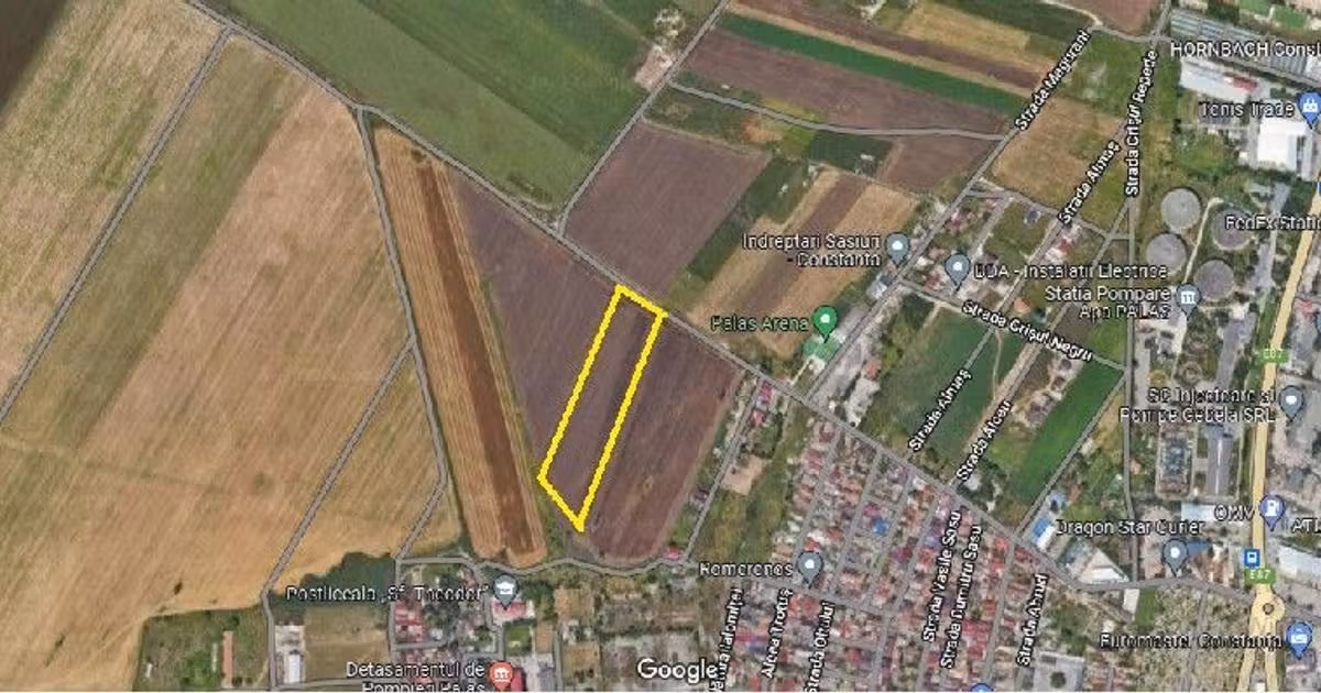 Teren Construcții intravilan de vânzare de 18500 mp, în zona Palas, Constanța