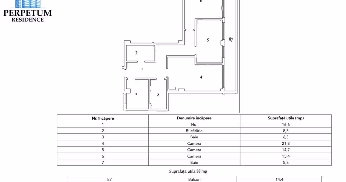 Apartament de vânzare cu 3 camere în zona Tomis Nord, Constanța