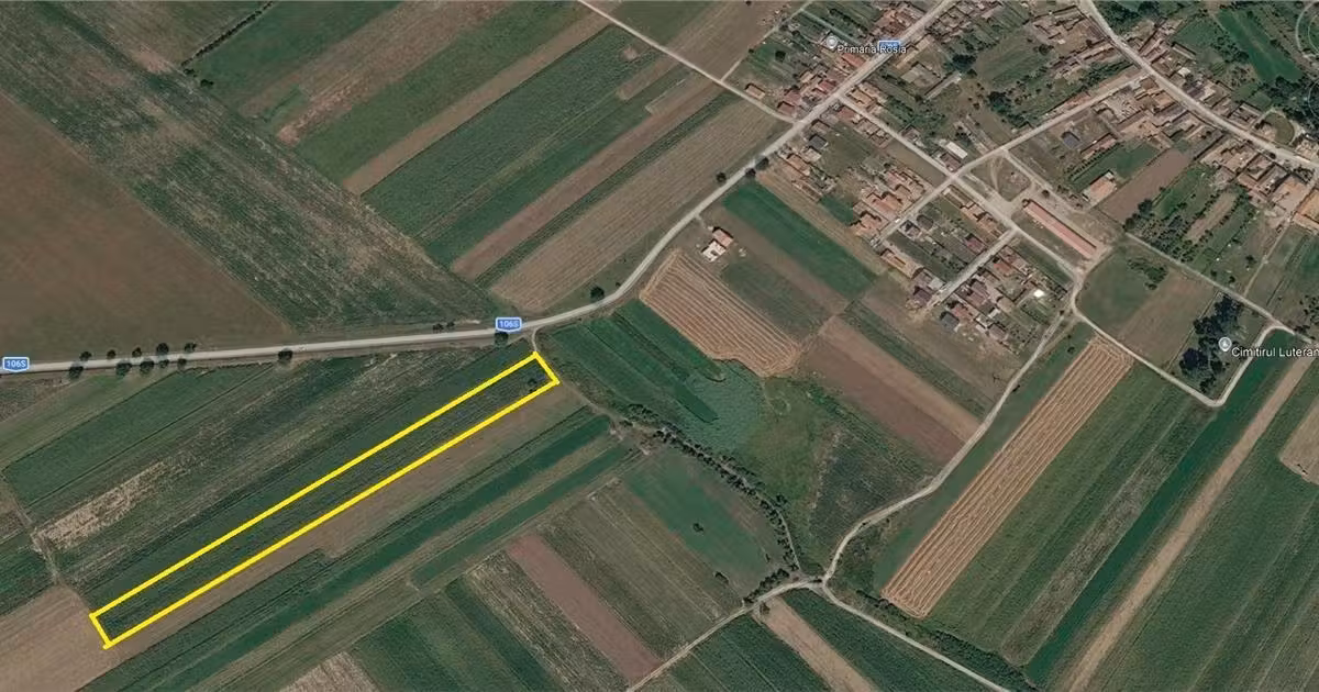 Teren agricol extravilan de vânzare de 4500 mp, în Roșia