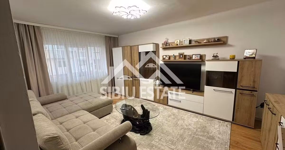 Apartament de vânzare cu 3 camere, mobilat în zona Turnișor, Sibiu