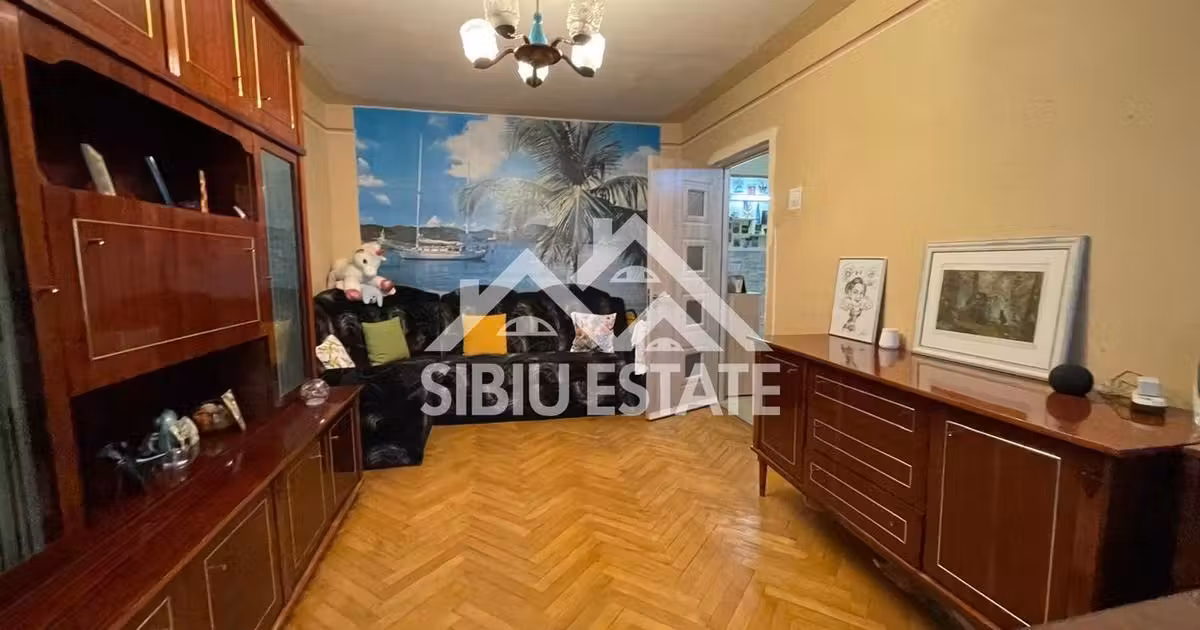 Apartament de vânzare cu 3 camere, mobilat în zona Valea Aurie, Sibiu