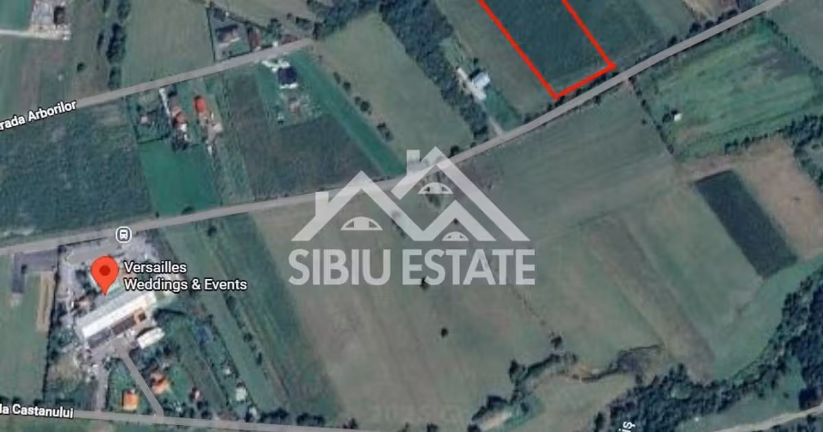 Teren agricol extravilan de vânzare de 8600 mp, în zona Exterior Sud, Sibiu