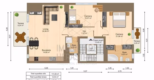 Apartament Primăverii