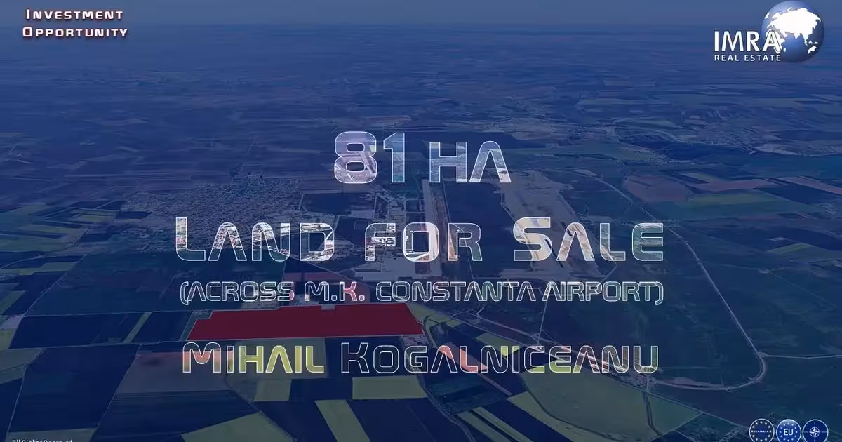 Teren Construcții extravilan de vânzare de 812800 mp, în Mihail Kogălniceanu