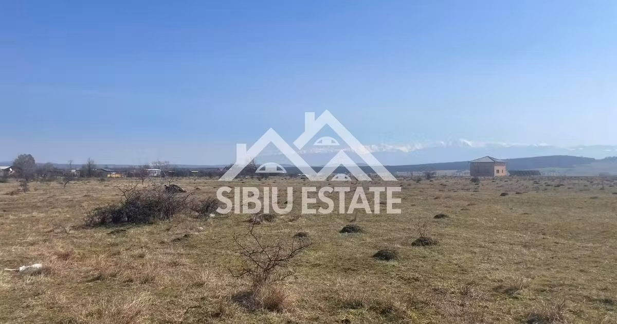 Teren agricol intravilan de vânzare de 859 mp, în Cisnădie