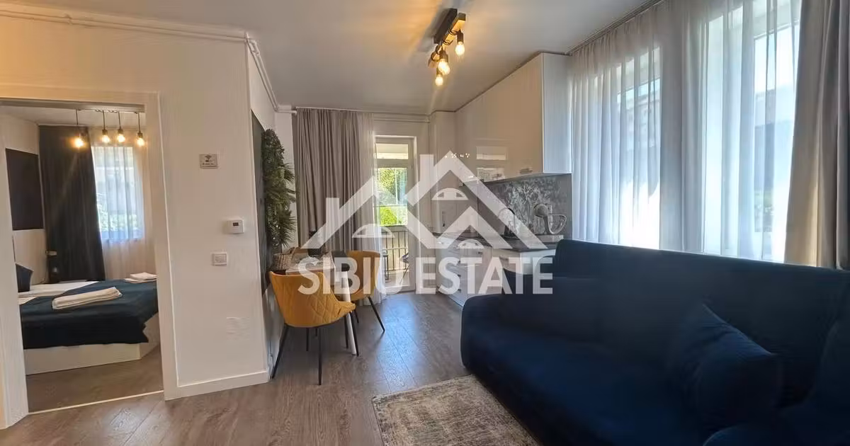 Apartament de vânzare cu 2 camere, mobilat în zona Ștefan cel Mare, Sibiu