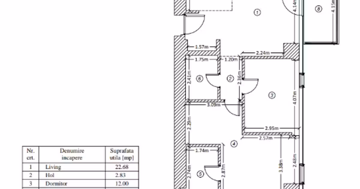 Apartament de vânzare cu 3 camere, mobilat în zona Floreasca, Sector 1