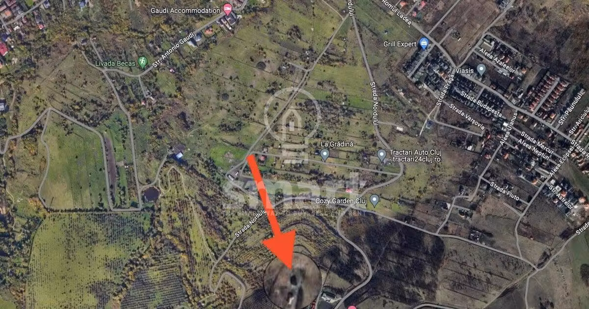 Teren Construcții intravilan de vânzare de 773 mp, în zona Borhanci, Cluj-Napoca
