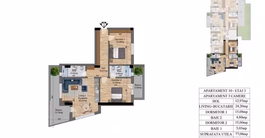 Apartament Tineretului