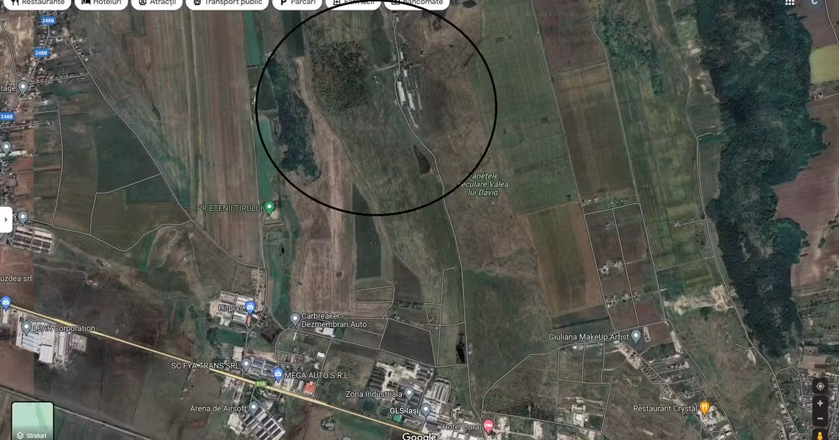 Teren Construcții extravilan de vânzare de 140000 mp, în zona Miroslava, Iași
