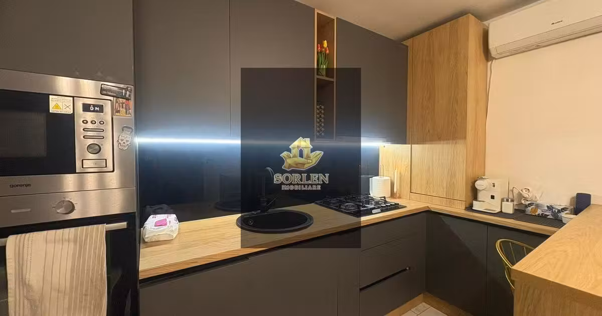 Apartament de vânzare cu 2 camere, mobilat în Florești