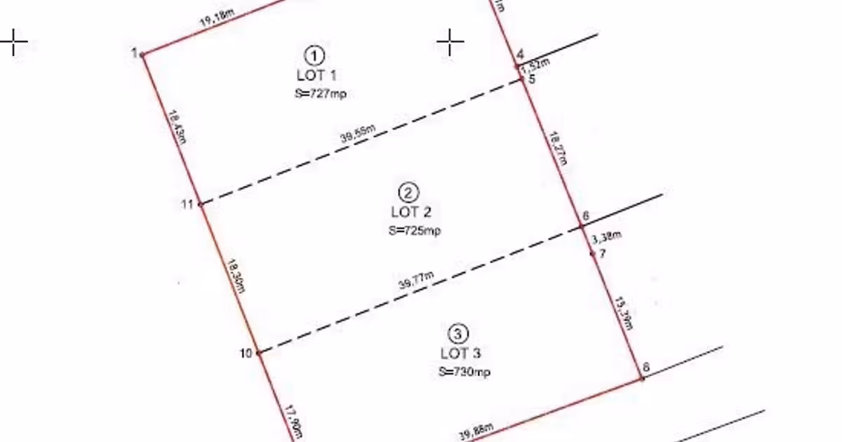 Teren Construcții intravilan de vânzare de 727 mp, în Moșnița Veche