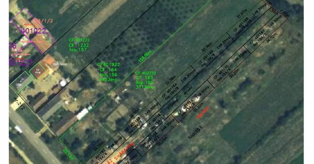 Teren Construcții intravilan de vânzare de 593 mp, în Pădureni (Jebel)