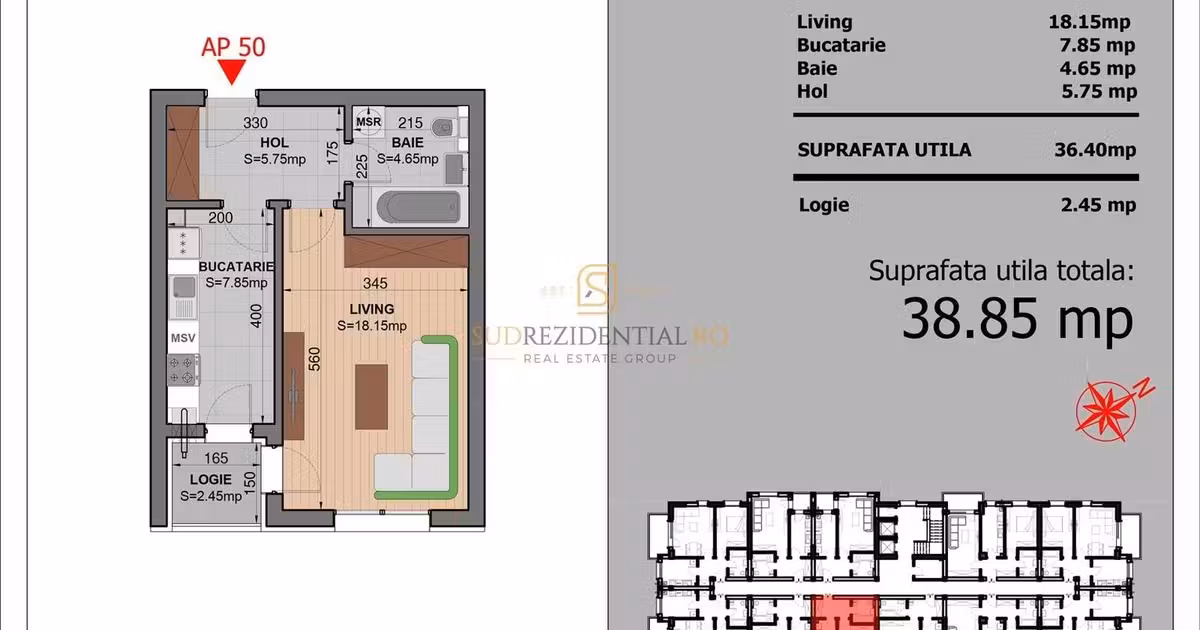 Garsonieră de vânzare în zona Berceni, Sector 4