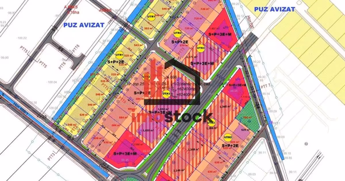 Teren Construcții intravilan de vânzare de 684 mp, în zona Torontalului, Timișoara