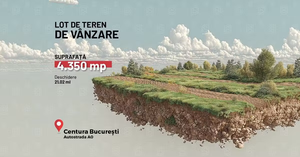 Teren Construcții intravilan de vânzare de 4200 mp, în zona Centura Sud, Sector 4