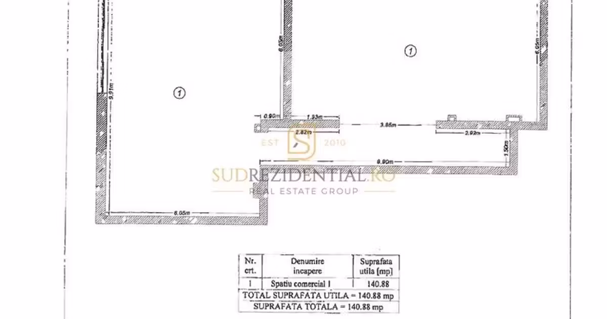 Spațiu comercial de vânzare de 140 mp, în zona Metalurgiei, Sector 4