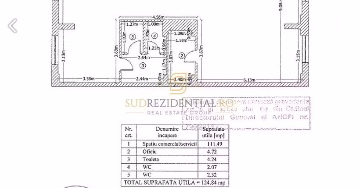 Spațiu comercial de vânzare de 124.84 mp, în zona Berceni, Sector 4