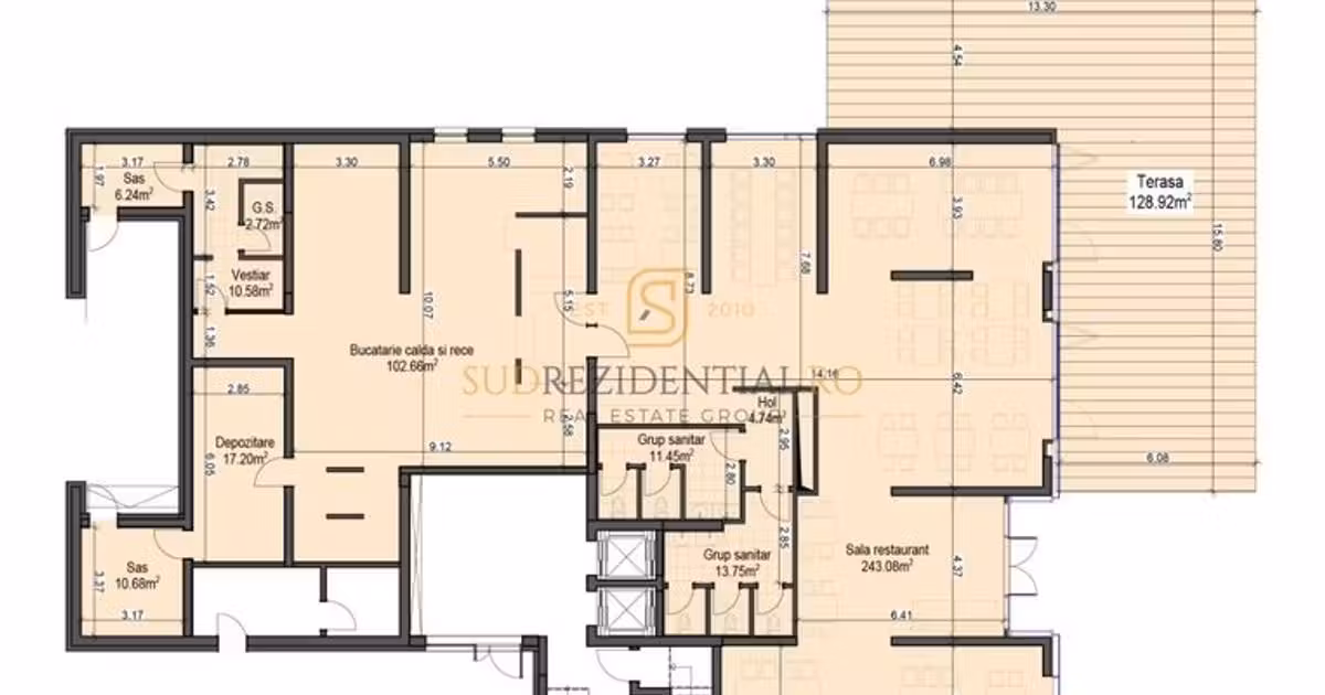 Spațiu comercial de vânzare de 552 mp, în zona Berceni, Sector 4