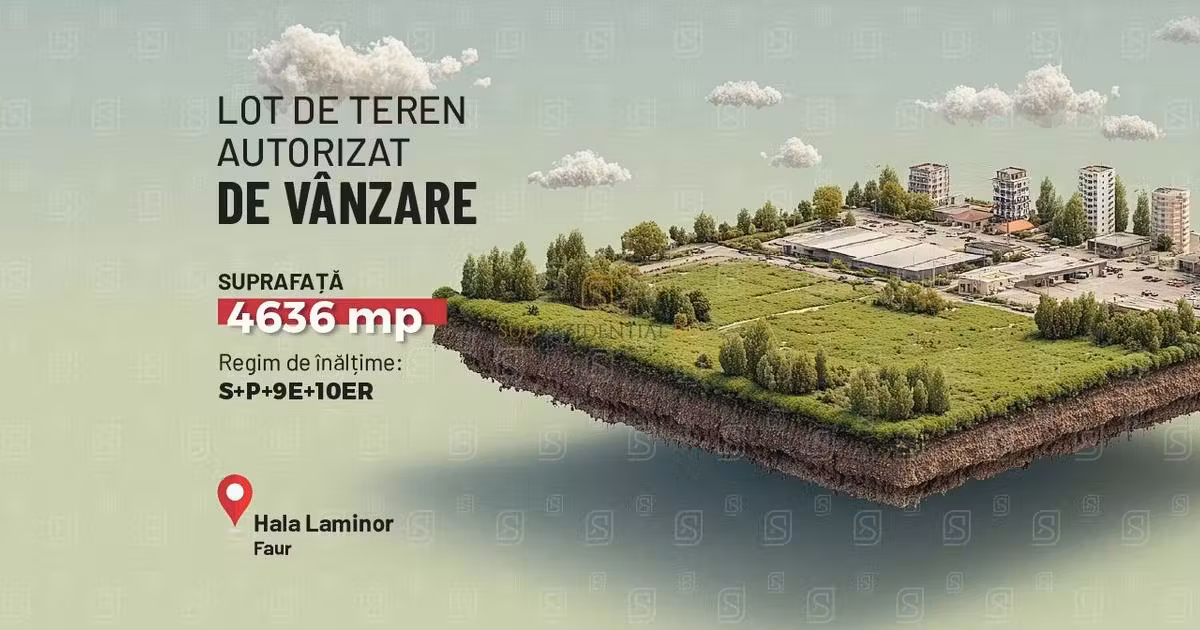 Teren Construcții intravilan de vânzare de 4636 mp, în zona Basarabia, Sector 3