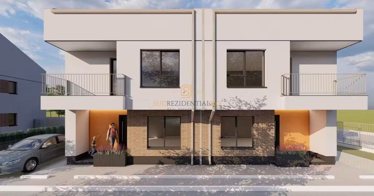 Duplex de vânzare cu 5 camere în Popești-Leordeni
