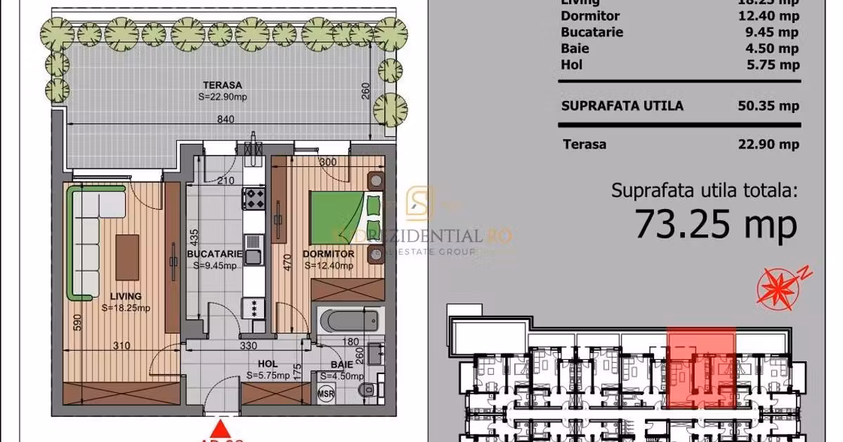 Apartament de vânzare cu 2 camere în zona Metalurgiei, Sector 4