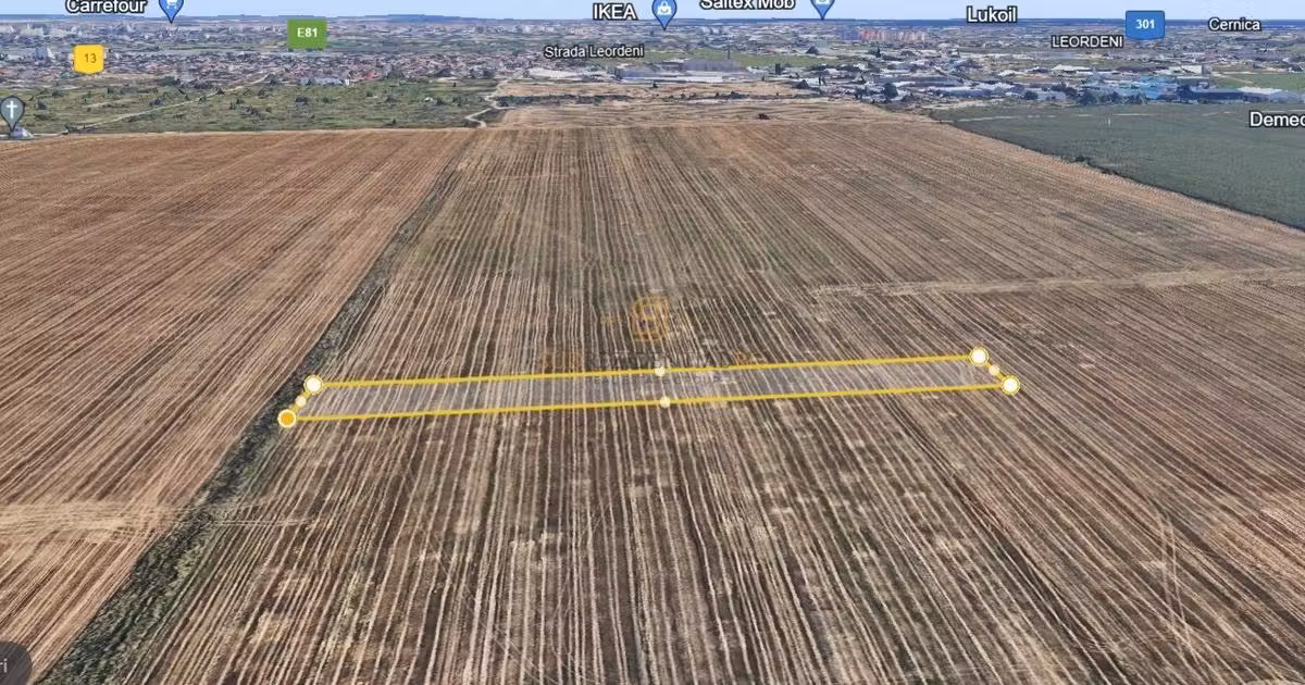 Teren Construcții intravilan de vânzare de 5000 mp, în Popești-Leordeni