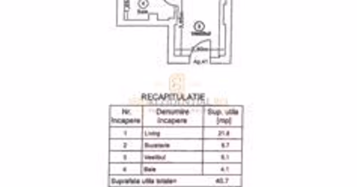 Apartament de vânzare cu 2 camere în Voluntari