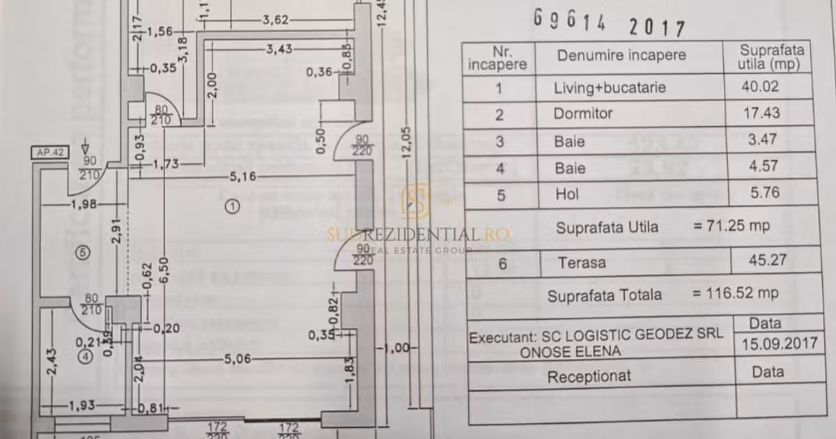 Apartament de vânzare cu 2 camere, mobilat în zona Apărătorii Patriei, Sector 4