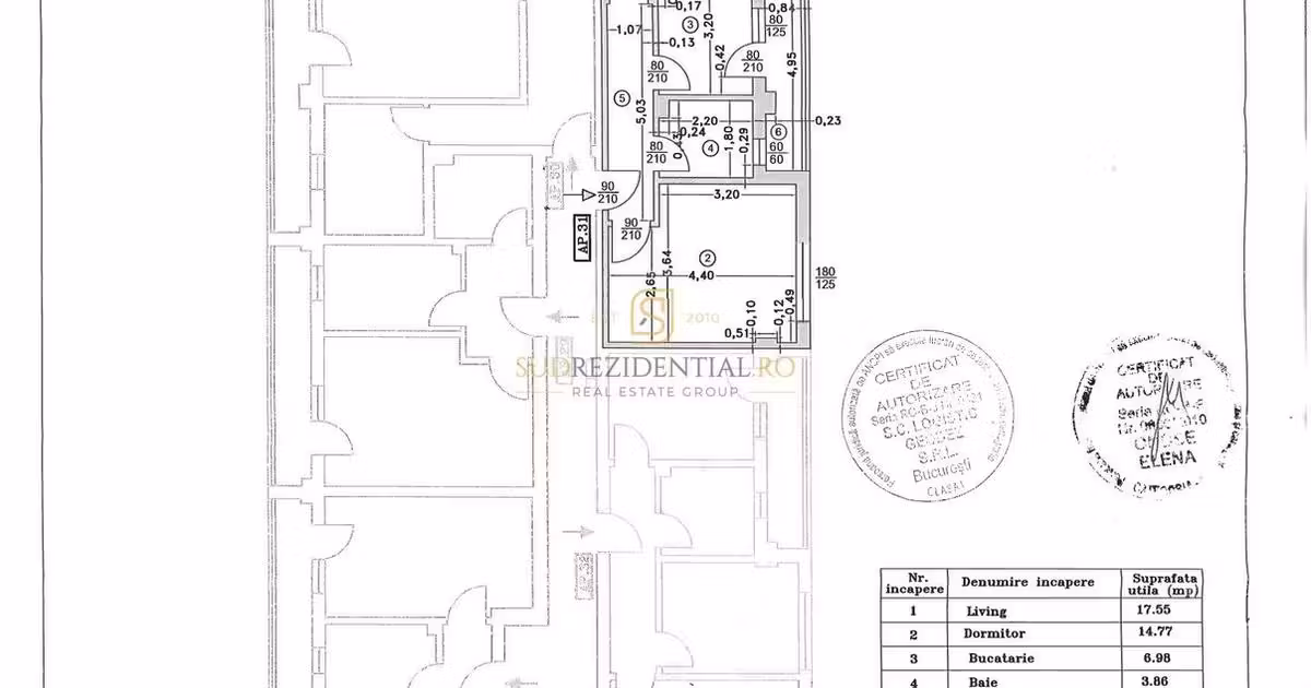 Apartament de vânzare cu 2 camere, mobilat în zona Berceni, Sector 4