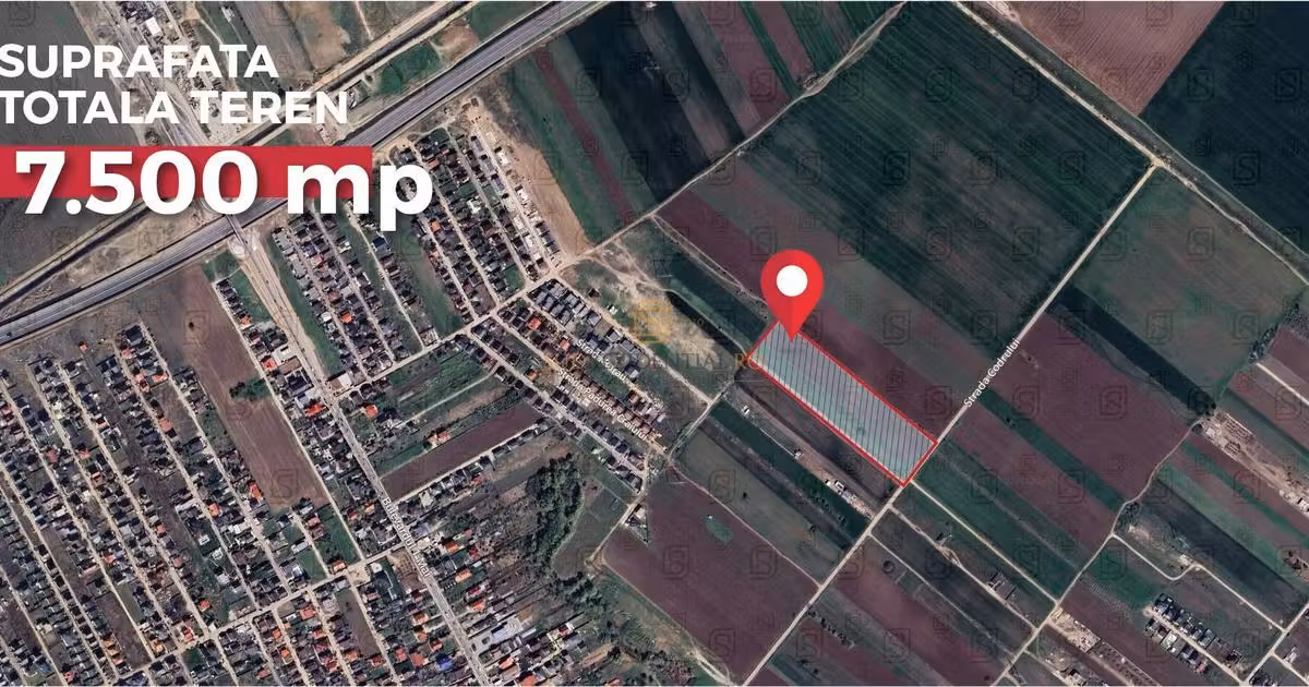 Teren Construcții intravilan de vânzare de 500 mp, în Berceni