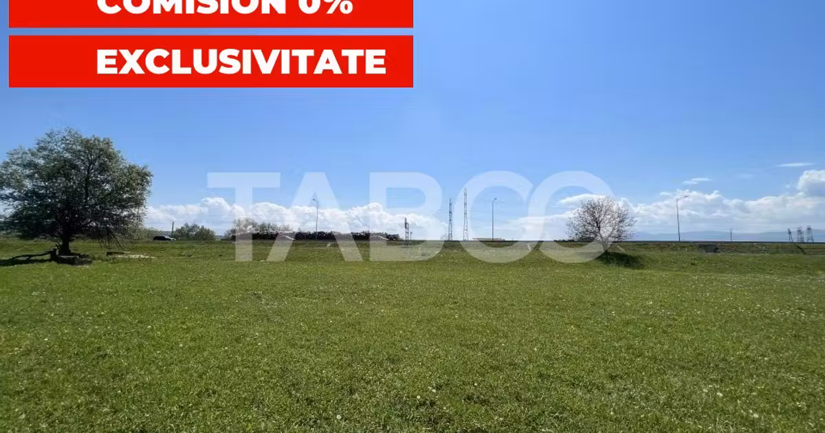 Teren Construcții intravilan de vânzare de 3000 mp, în zona Broscărie, Sibiu