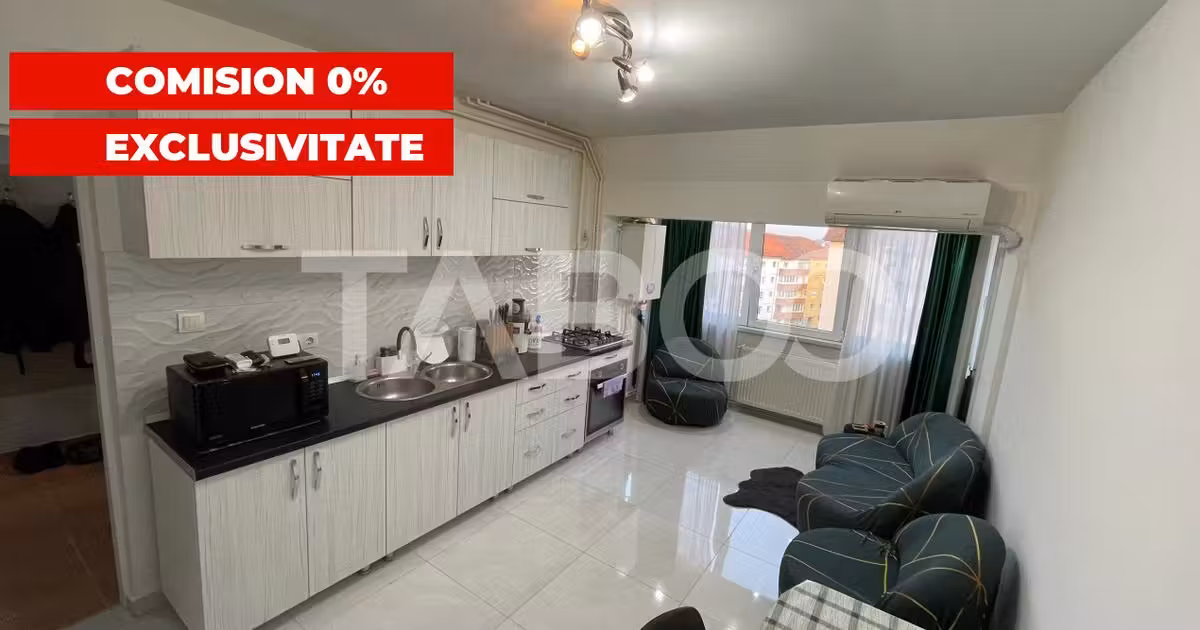 Apartament de vânzare cu 4 camere, mobilat în zona Terezian, Sibiu