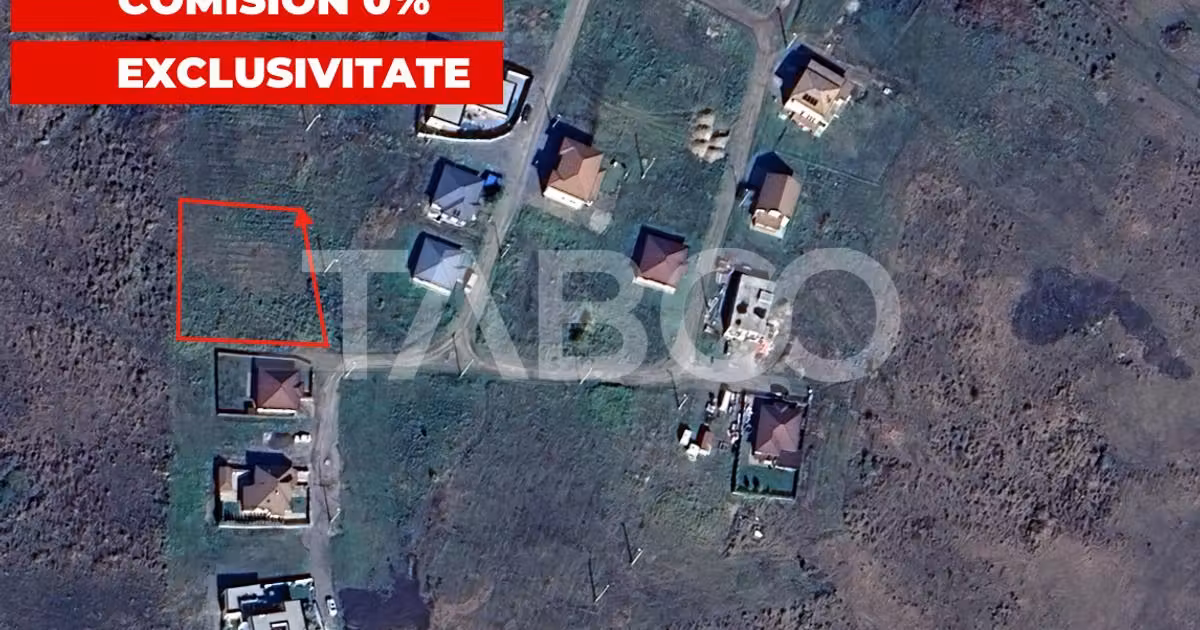 Teren Construcții intravilan de vânzare de 747 mp, în zona Periferie, Sibiu
