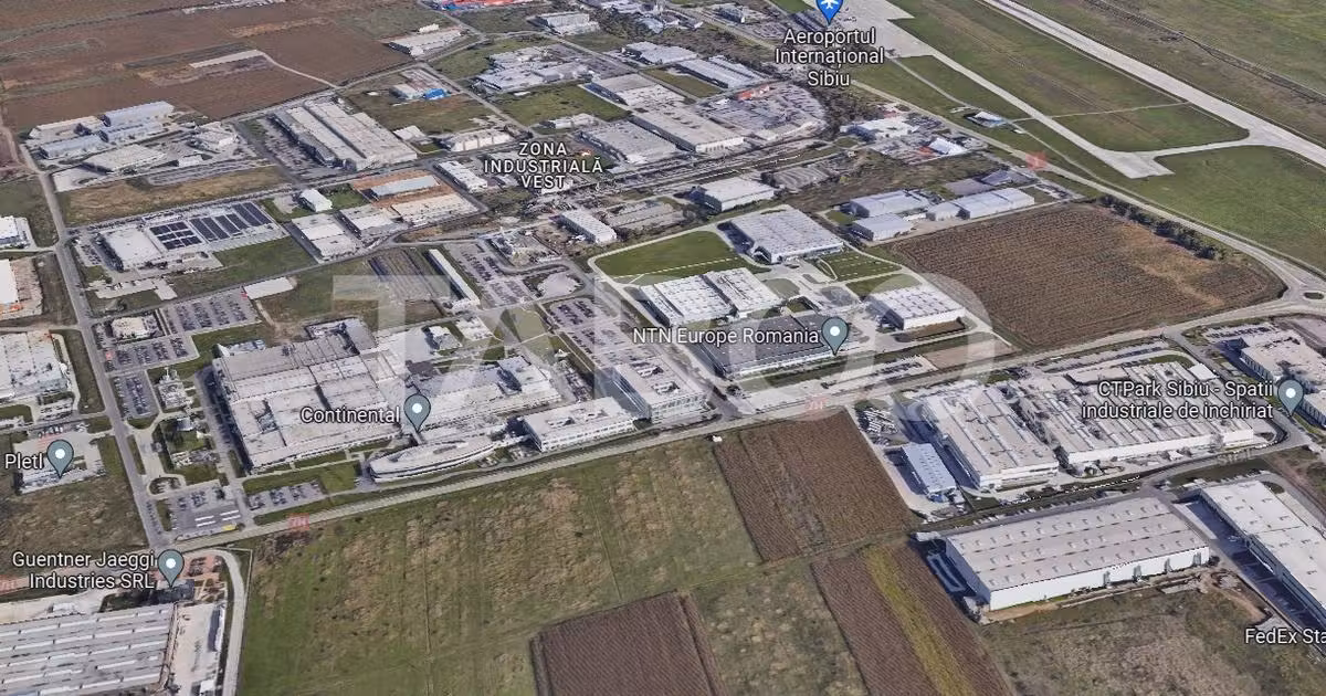 Teren Construcții intravilan de vânzare de 20800 mp, în zona Industrial Vest, Sibiu
