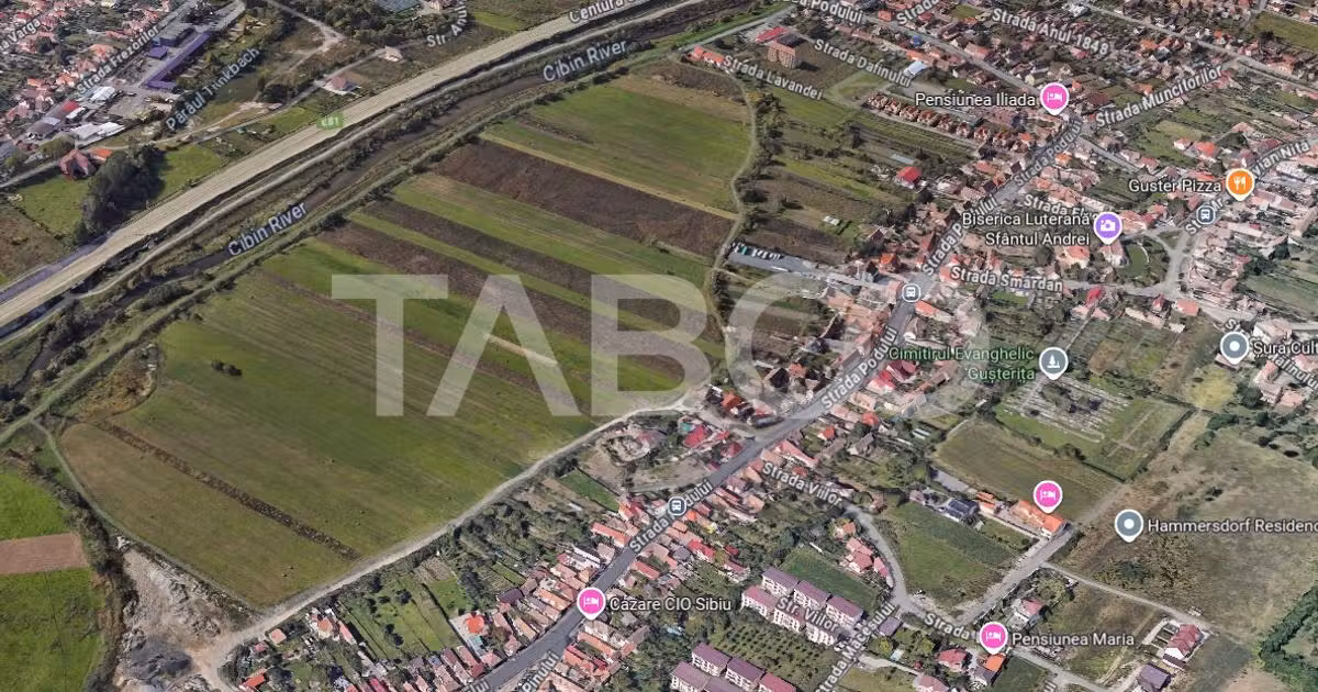 Teren Construcții intravilan de vânzare de 3000 mp, în zona Gușterița, Sibiu