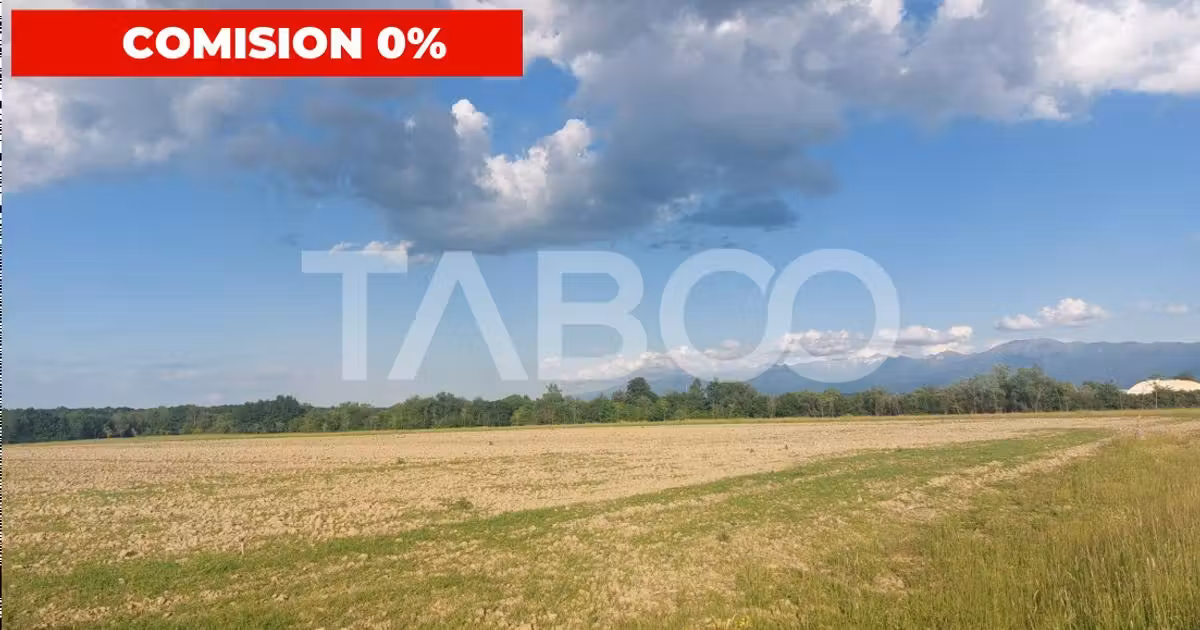 Teren agricol extravilan de vânzare de 16500 mp, în Cisnădie