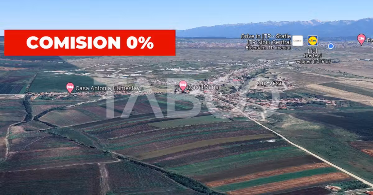 Teren agricol extravilan de vânzare de 28000 mp, în Șura Mică