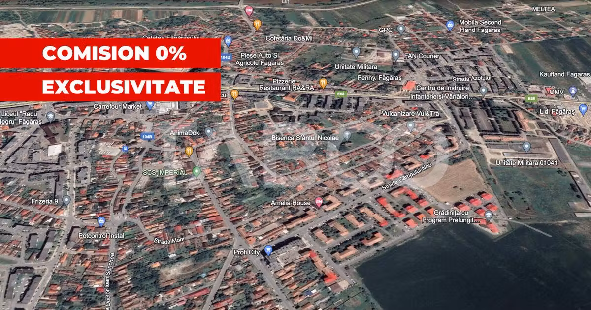 Teren agricol intravilan de vânzare de 8500 mp, în Făgăraș