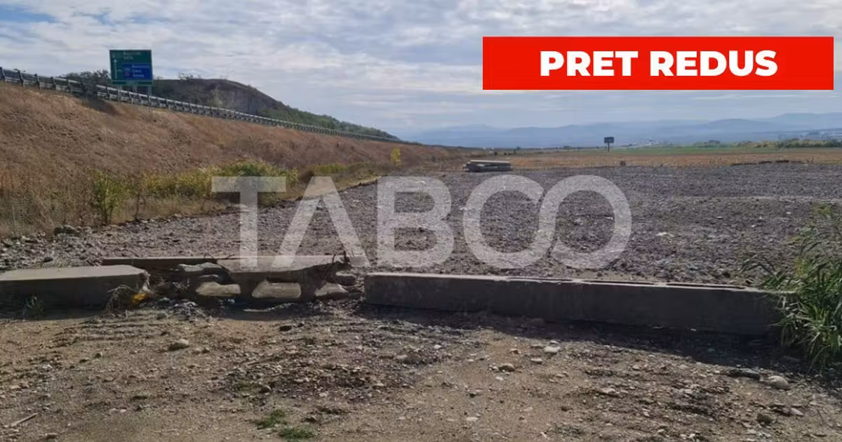 Teren Construcții extravilan de vânzare de 1170 mp, în Sebeș