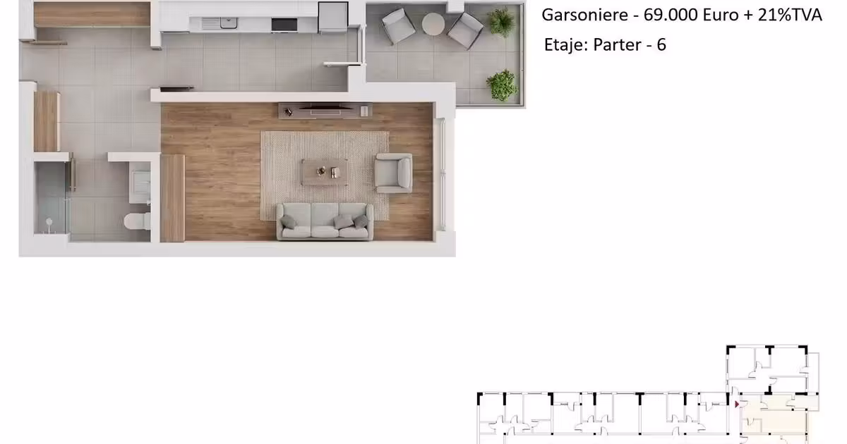 Garsonieră de vânzare în zona Berceni, Sector 4