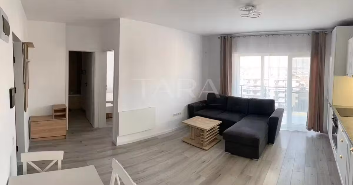 Apartament de vânzare cu 2 camere, mobilat în Florești