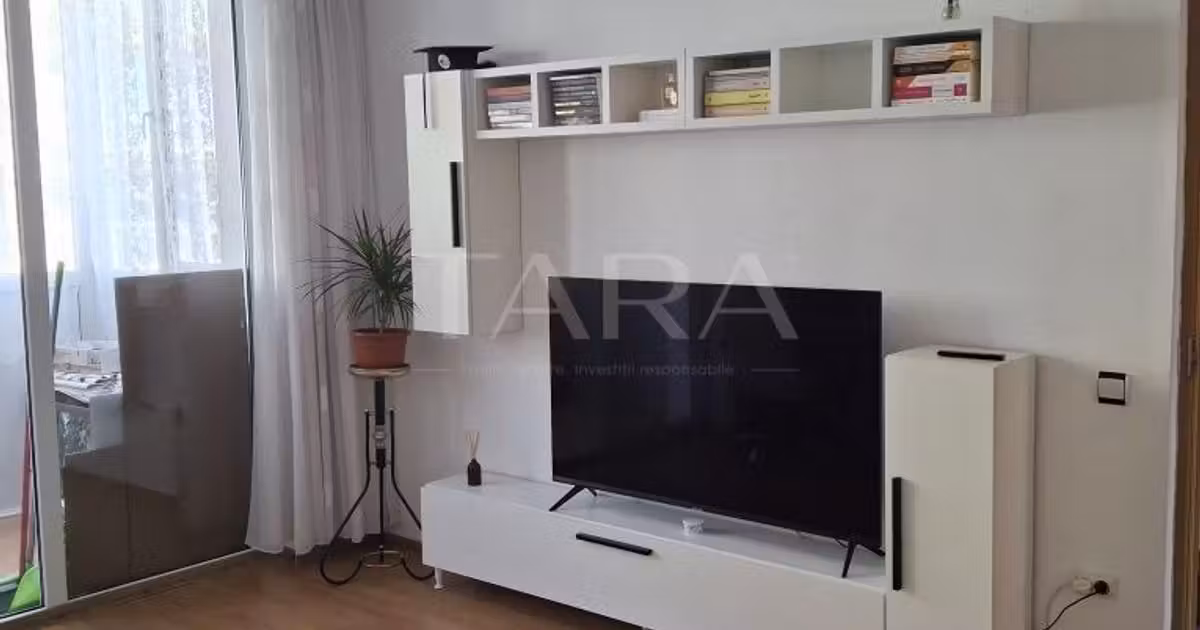 Apartament de vânzare cu 2 camere, mobilat în Florești