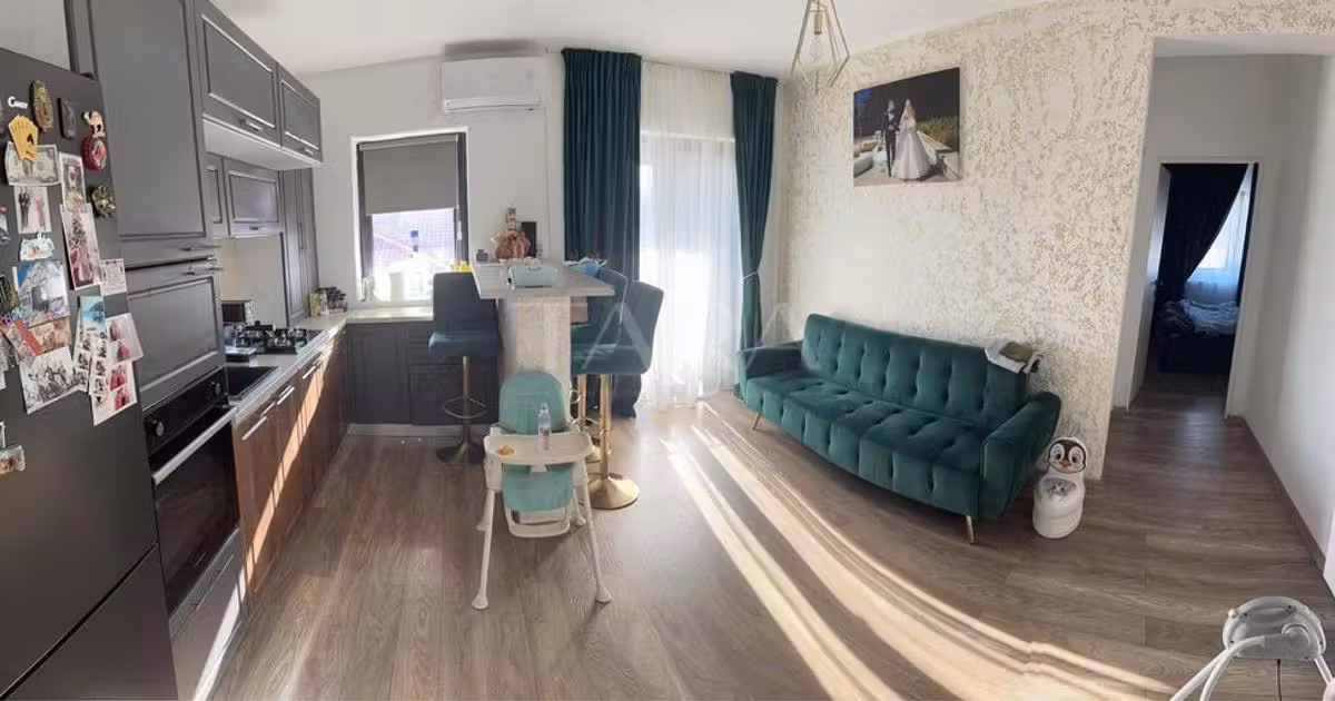 Apartament de vânzare cu 3 camere, mobilat în Apahida