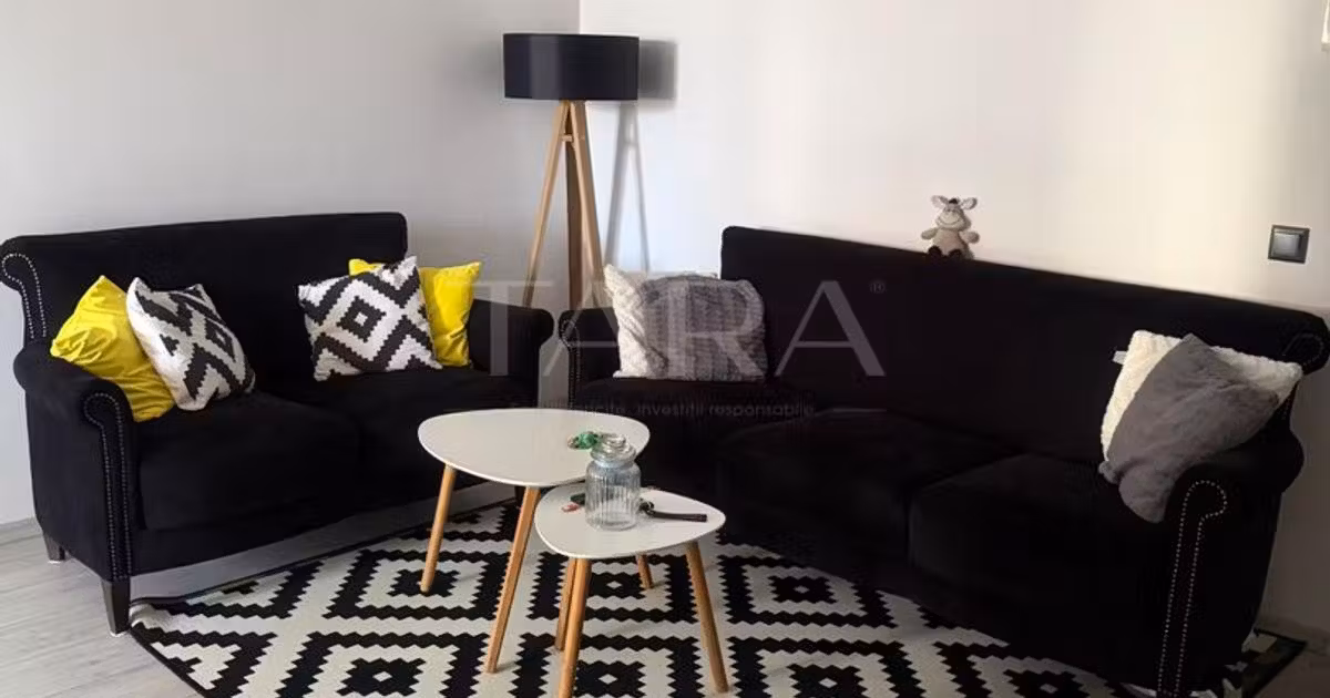 Apartament de vânzare cu 2 camere, mobilat în Florești