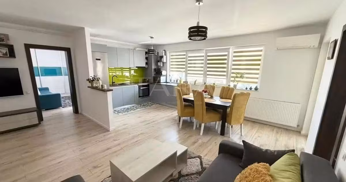 Apartament de vânzare cu 3 camere, mobilat în Florești