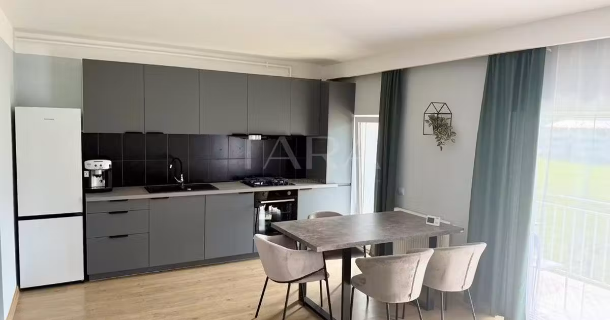 Apartament de vânzare cu 2 camere, mobilat în Florești